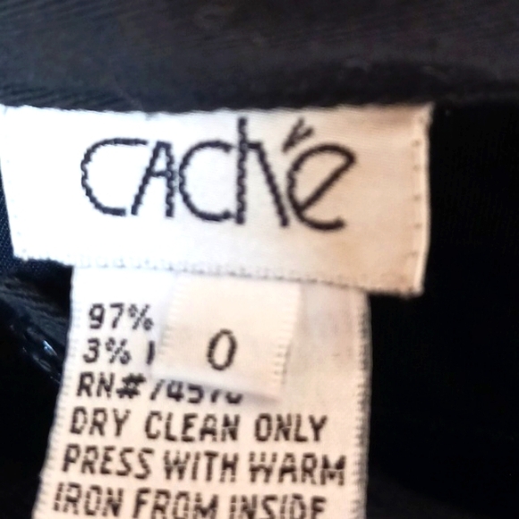 Women's pants- vintage Cache- sz 0..New pair,ribbon/bow design w sequins.. - Picture 10 of 15